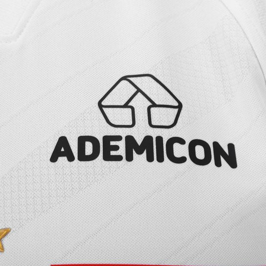 Camisa São Paulo I 26/27 Jogador New Balance Masculina - Branco+Vermelho