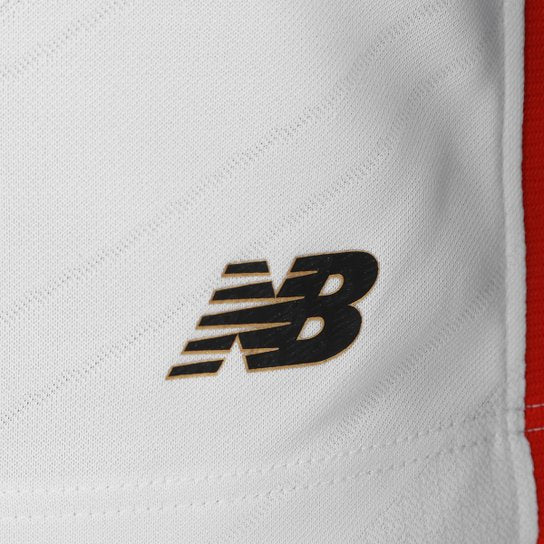 Camisa São Paulo I 26/27 Jogador New Balance Masculina - Branco+Vermelho
